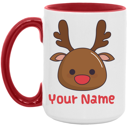 Personalized Baby Deer 15oz. Accent Mug