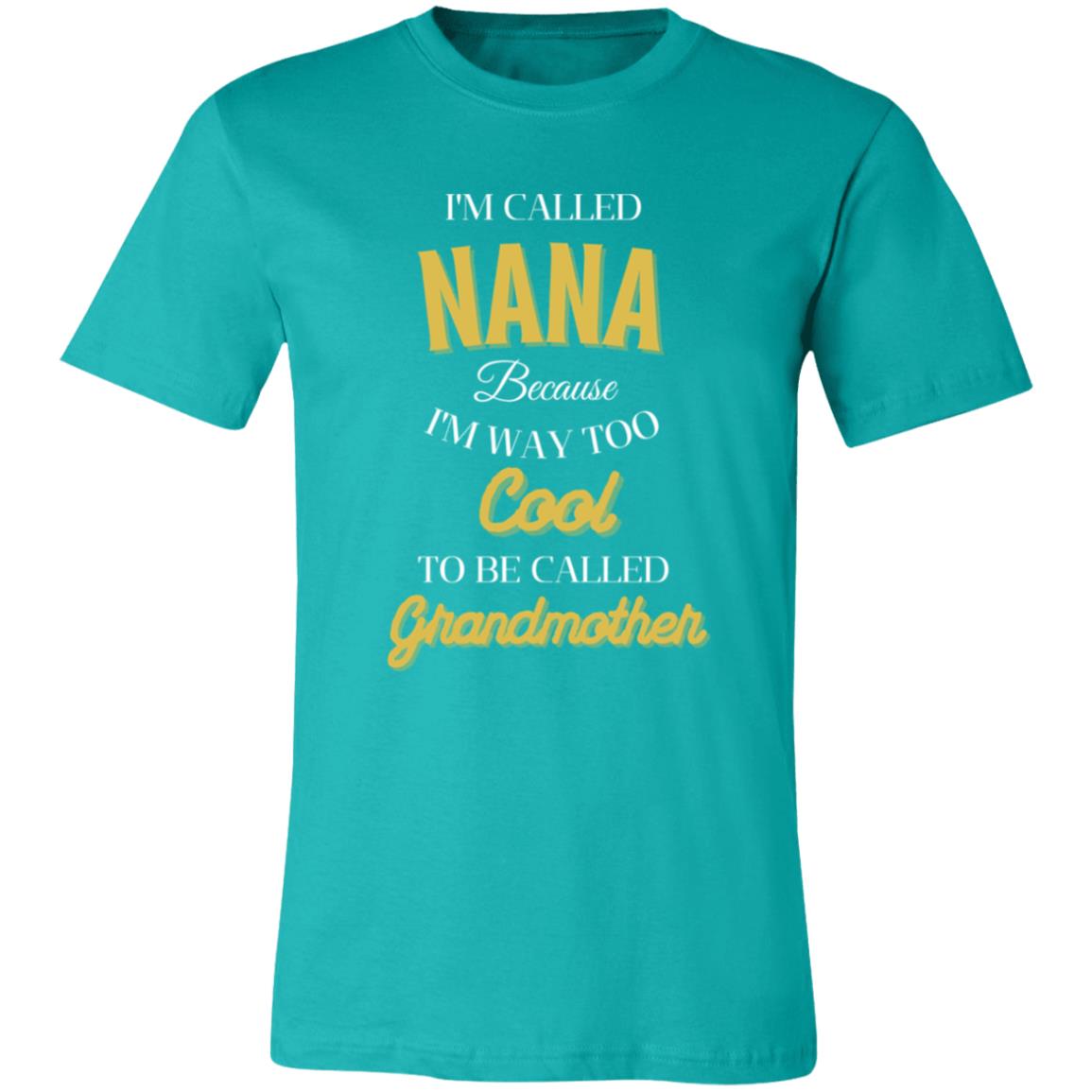 TO COOL TO BE CALLED GRANDMOTHER -Jersey Short-Sleeve Shirt